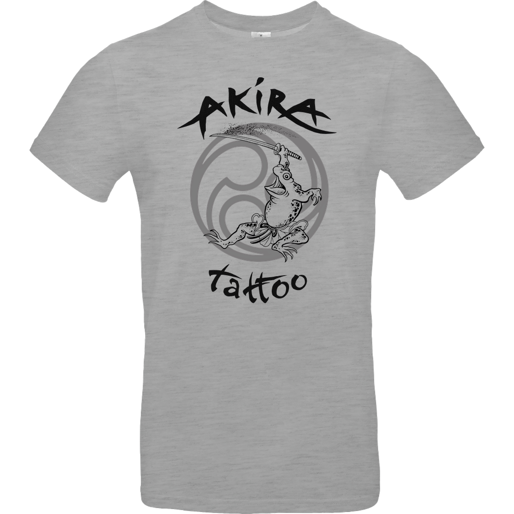 Akira Tattoo Akira Frosch T-Shirt B&C EXACT 190 - heather grey