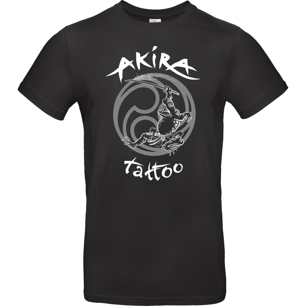 Akira Tattoo Akira Frosch T-Shirt B&C EXACT 190 - Schwarz